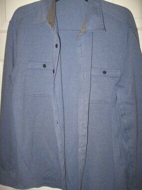 Member's Mark Camden Sweater Shirt Men's Size Large Blue